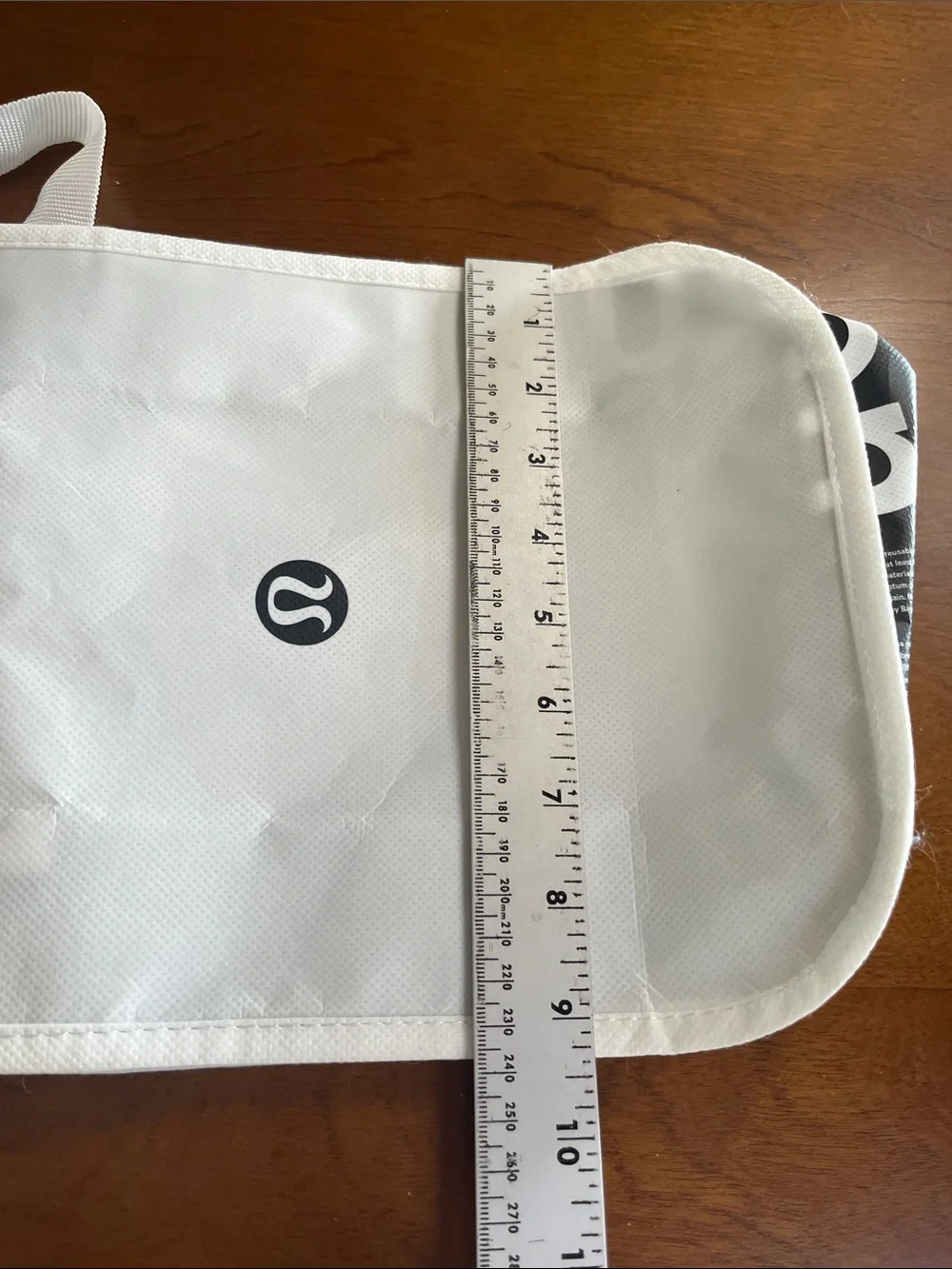 Lot of 4 Lululemon Reusable Tote Bag Set - White, Black & Red